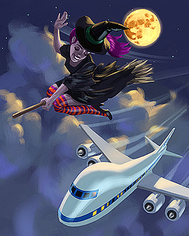 Pogo Bewitching Flight Badge Pogo Bewitching Flight Badge
