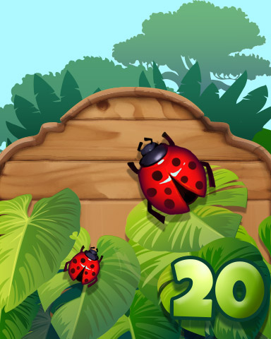 The Ladybug Badge - Mahjong Safari HD The Ladybug Badge - Mahjong Safari HD