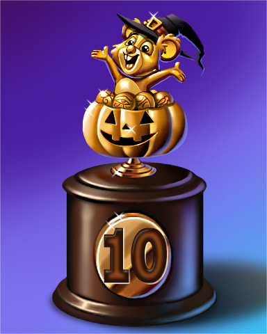Spooky Sprint Lap 10 Badge - Turbo 21 HD Spooky Sprint Lap 10 Badge - Turbo 21 HD