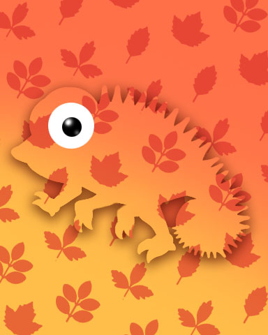 Chameleon Camouflage Badge - Jungle Gin Chameleon Camouflage Badge - Jungle Gin