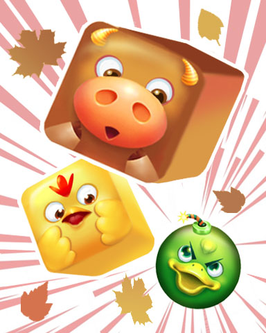 Barnyard Blast Badge - Stack'em HD Barnyard Blast Badge - Stack'em HD
