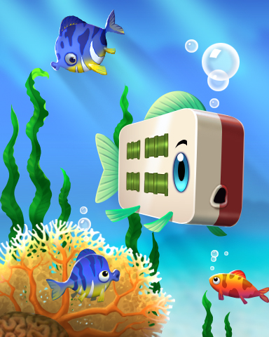 Pogo Pretty Fishy Badge Pogo Pretty Fishy Badge
