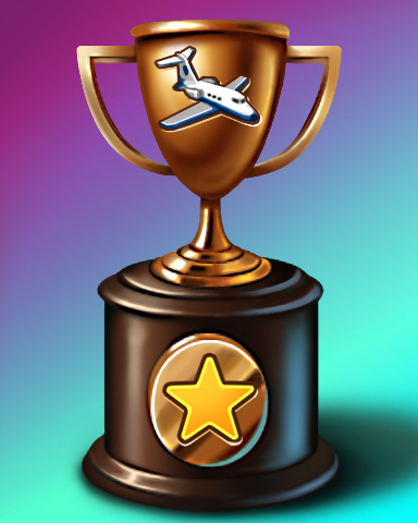 Pogo Jet Set Joyride Victory Badge Pogo Jet Set Joyride Victory Badge