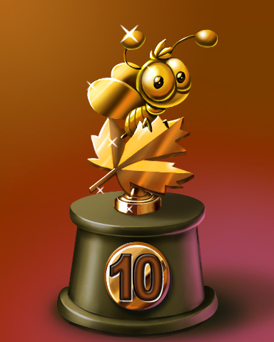 Fall Buzz Lap 10 Badge - Word Whomp HD Fall Buzz Lap 10 Badge - Word Whomp HD