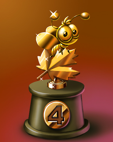 Fall Buzz Lap 4 Badge - Poppit!™ HD Fall Buzz Lap 4 Badge - Poppit!™ HD