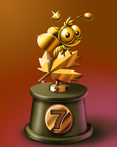 Fall Buzz Lap 7 Badge - Stack'em HD Fall Buzz Lap 7 Badge - Stack'em HD