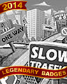 Follow The Signs Badge - Who Has The Biggest Brain Follow The Signs Badge - Who Has The Biggest Brain