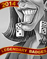 Dotty Looks Badge - Dominoes Dotty Looks Badge - Dominoes