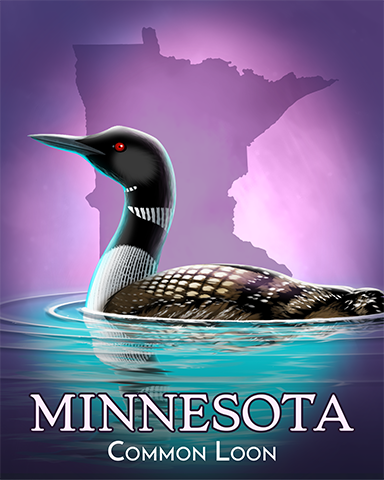 Common Loon Badge - Poppit! Bingo Common Loon Badge - Poppit! Bingo