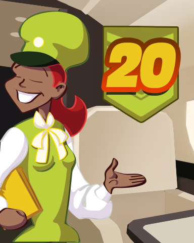 Rank 20 Badge - First Class Solitaire HD Rank 20 Badge - First Class Solitaire HD