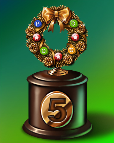 Holiday Dash Lap 5 Badge - Jewel Academy Holiday Dash Lap 5 Badge - Jewel Academy