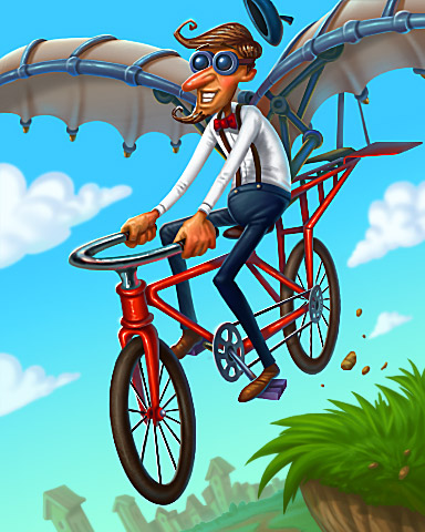 Pogo History Of Flight: Pedal To The Metal Badge Pogo History Of Flight: Pedal To The Metal Badge