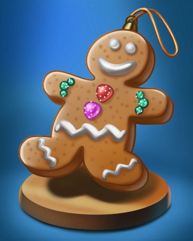 Ginger Bread Man Badge - Jewel Academy Ginger Bread Man Badge - Jewel Academy