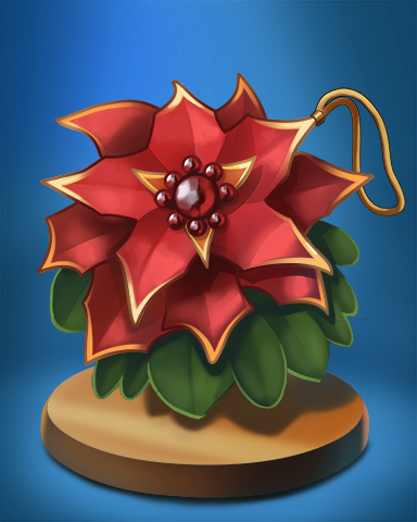 Poinsettia Badge - Claire Hart: Secret In The Shadows Poinsettia Badge - Claire Hart: Secret In The Shadows