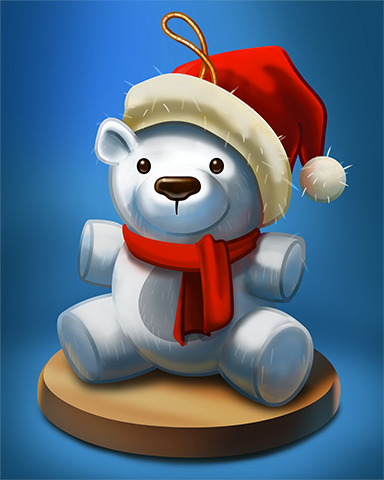 Santa Teddy Badge - Poppit! Bingo Santa Teddy Badge - Poppit! Bingo