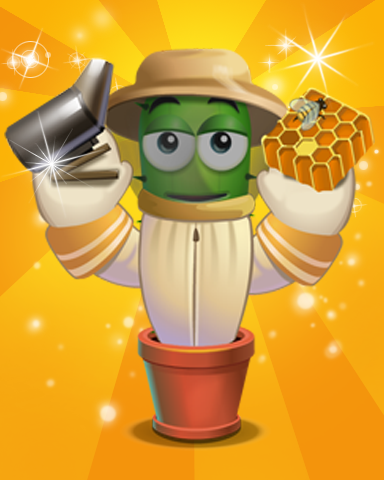 Gold Beekeeper Badge - Poppit! Party Gold Beekeeper Badge - Poppit! Party