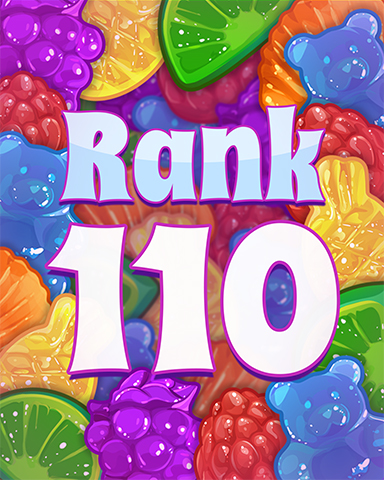 Rank 110 Badge - Sweet Tooth Town Rank 110 Badge - Sweet Tooth Town