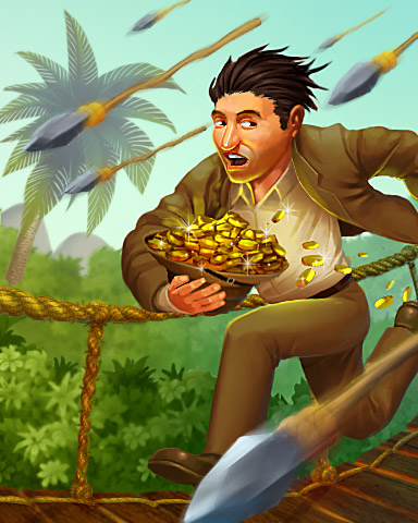 Pogo Treasure Chase Getaway Badge Pogo Treasure Chase Getaway Badge