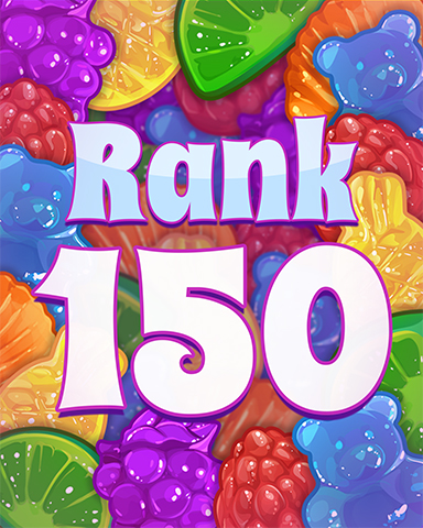 Rank 150 Badge - Sweet Tooth Town Rank 150 Badge - Sweet Tooth Town