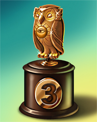 Owl Run Lap 3 Badge - First Class Solitaire HD Owl Run Lap 3 Badge - First Class Solitaire HD