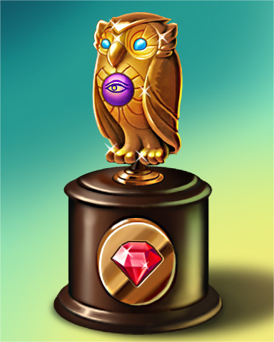 Pogo Owl Run Victory Badge Pogo Owl Run Victory Badge