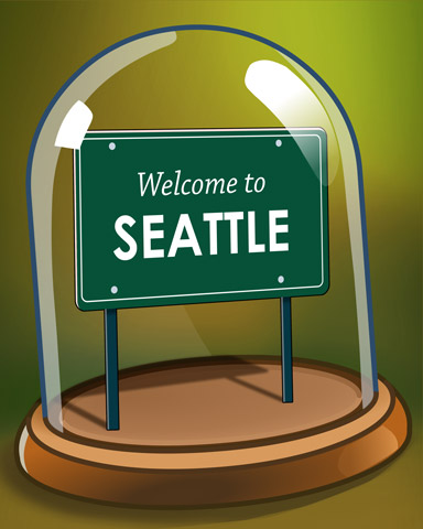 Seattle Souvenir Badge - Cross Country Adventure Seattle Souvenir Badge - Cross Country Adventure