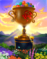 Pogo Rose Race Victory Badge Pogo Rose Race Victory Badge
