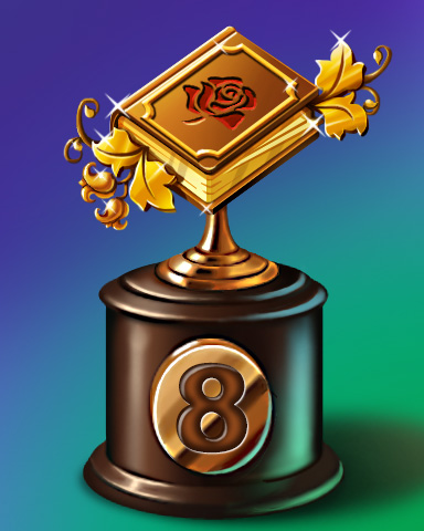Rose Race Lap 8 Badge - StoryQuest Rose Race Lap 8 Badge - StoryQuest
