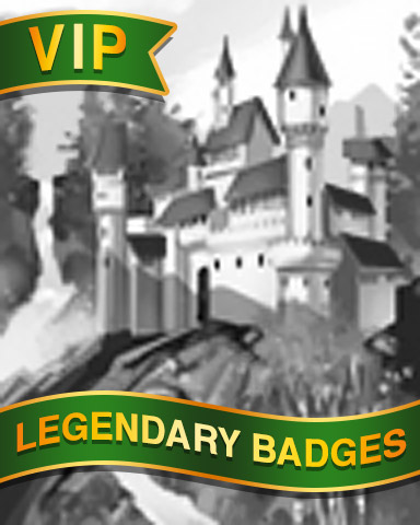 Castle Hideaway Badge - Mahjong Garden Castle Hideaway Badge - Mahjong Garden