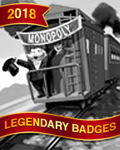 Railroad To Riches Badge - Undiscovered World Railroad To Riches Badge - Undiscovered World