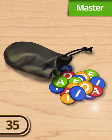 35 Master Challenge Badge - A Way With Words 35 Master Challenge Badge - A Way With Words