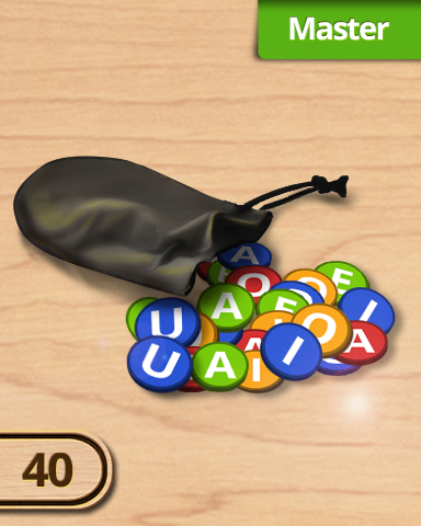 40 Master Challenge Badge - A Way With Words 40 Master Challenge Badge - A Way With Words
