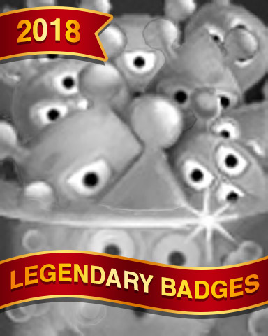 Beaker Buildup Badge - Bingo Luau Beaker Buildup Badge - Bingo Luau
