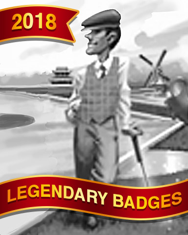 Golf Break Badge - MONOPOLY The World Edition Golf Break Badge - MONOPOLY The World Edition