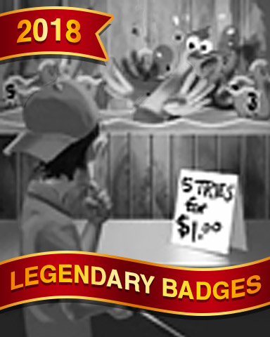 Shooting Gallery Badge - Dominoes Shooting Gallery Badge - Dominoes