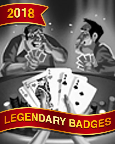 Hand It To 'Em Badge - Rainy Day Spider Solitaire Hand It To 'Em Badge - Rainy Day Spider Solitaire