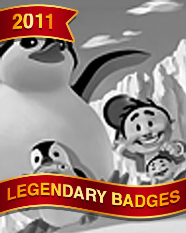 Penguin Pals Badge - Spades Penguin Pals Badge - Spades