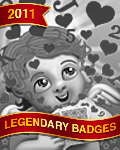 Hearts Aflutter Badge - Undiscovered World Hearts Aflutter Badge - Undiscovered World
