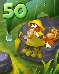 Rank 50 Badge - Rainy Day Spider Solitaire HD Rank 50 Badge - Rainy Day Spider Solitaire HD