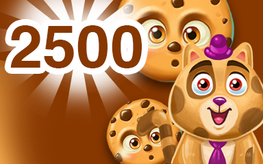 Chocolate Cookie 2500 Badge - Cookie Connect Chocolate Cookie 2500 Badge - Cookie Connect