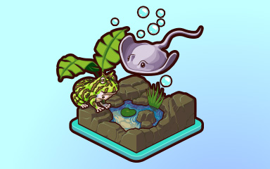 Gentle Touch Badge - Quinn's Aquarium Gentle Touch Badge - Quinn's Aquarium
