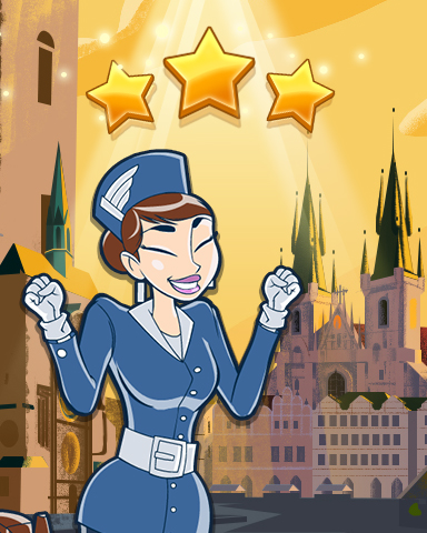 Prague World Class Badge - Jet Set Solitaire Prague World Class Badge - Jet Set Solitaire