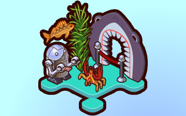 Come On In Badge - Quinn's Aquarium Come On In Badge - Quinn's Aquarium