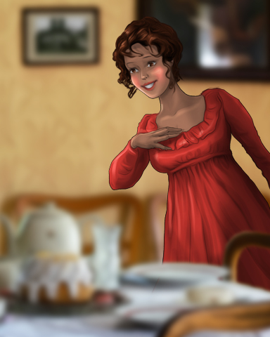 Northanger Abbey Episode 1 Badge - StoryQuest Northanger Abbey Episode 1 Badge - StoryQuest