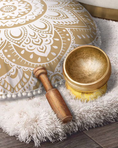 Singing Bowl Badge - Claire Hart: Secret In The Shadows Singing Bowl Badge - Claire Hart: Secret In The Shadows