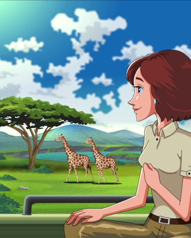 Paradise Safari Badge - Mahjong Safari HD Paradise Safari Badge - Mahjong Safari HD
