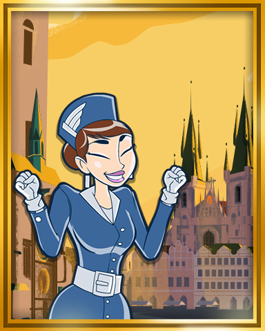 Prague Extended Stay Coach Badge - Jet Set Solitaire Prague Extended Stay Coach Badge - Jet Set Solitaire