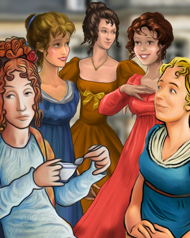 Jane Austen's Masterpieces Badge - StoryQuest Jane Austen's Masterpieces Badge - StoryQuest