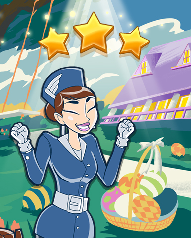 Easter Experience World Class Badge - Jet Set Solitaire Easter Experience World Class Badge - Jet Set Solitaire