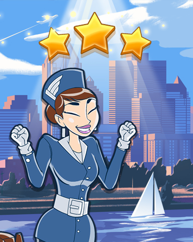 Montreal World Class Badge - Jet Set Solitaire Montreal World Class Badge - Jet Set Solitaire